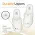 Faux Fur H Slipper - White